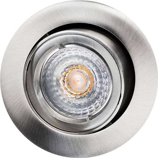 SG Lighting Jupiter geb.staal 6.2W LED GU10 230V 3000K