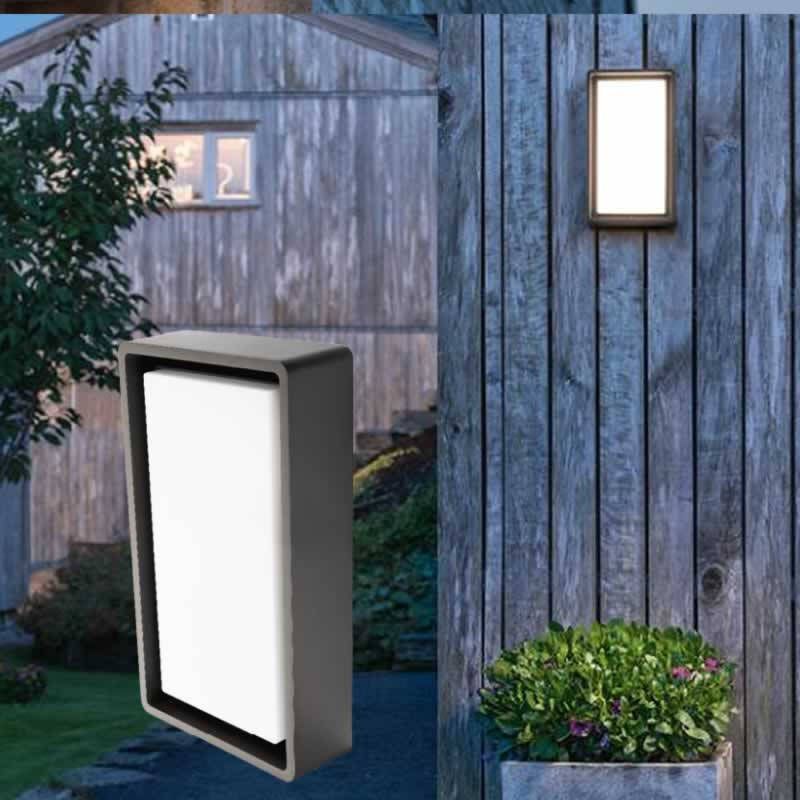 SG Lighting LED buitenlamp zwart dimbaar SG Frame 7W 670 lumen 3000K vandaalbestendig IK10