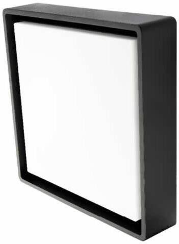 SG Lighting LED buitenlamp zwart SG Frame Square Maxi 3000K met bewegingsmelder en noodverlichting