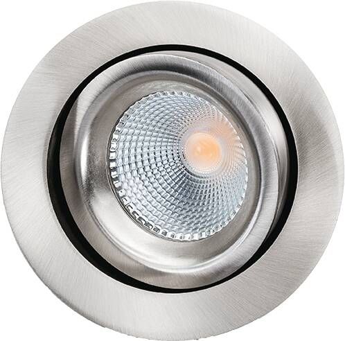 SG Lighting LED inbouwspot 7W 3000K 560 lumen Geb. Staal dimbaar SG Junistar LUX Isosafe Indoor 902522