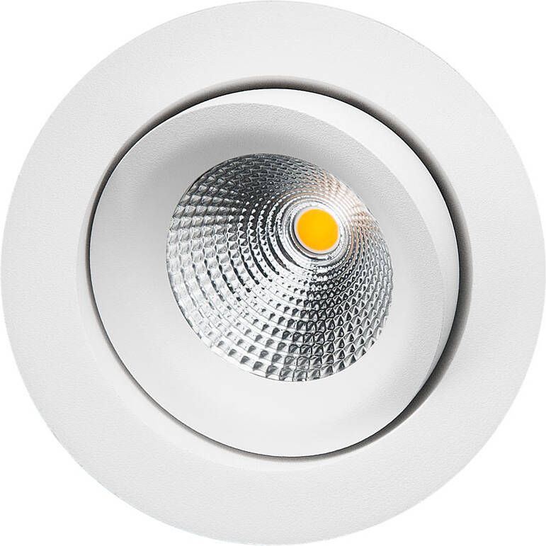 SG Lighting LED inbouwspot 7W 3000K 560 lumenwit draai kantelbaar dimbaar lichtbundel 42° SG Junistar LUX 902501