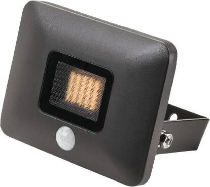 SG Lighting SG Flom Mini 10W LED 3000K 1060 lumen grafiet met bewegingssensor inclusief 1 5 meter aansluitsnoer