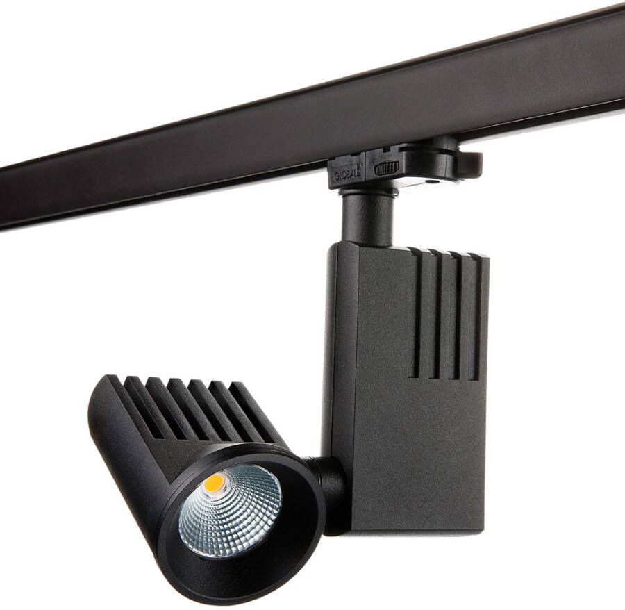 SG Lighting SG Zip Pro Mini LED Railspot 16W 4000K 40° mat zwart 3-fase