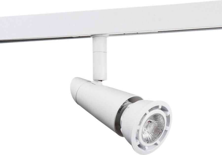 SG Lighting SG Zip Railspot 230V mat wit 6W LED GU10 2700K dimbaar 003022