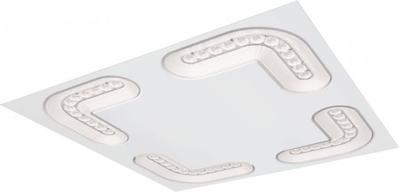 SG-verlichting Kantoor LED verlichting Molior Corner 4 hoeken 36W 4110 lumen 4000K 592x592 wit