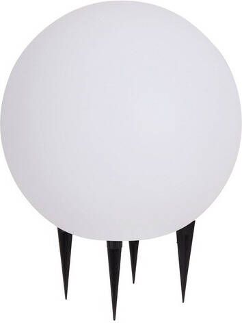 Simply Design Gardenglobe 20CM witte bol verlichting fitting E27 en 3 meter snoer met stekker