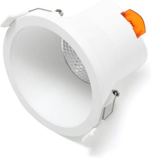 Tronix LED downlight 6W 485 lumen 4000K dimbaar Wit gatmaat 68mm hoogte 78mm klemveren aluminium behuizing