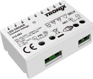 Tronix LED driver 6W 12V IP20 215-083 niet dimbaar