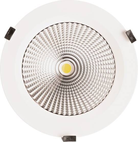 Tronix LED inbouwarmatuur breedstralend Reflector rond wit Ø190mm 60° 3000k 10W