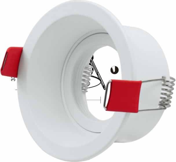 Tronix LED inbouwspot 50mm wit vierkant lichtbron verdiept liggend 148-579