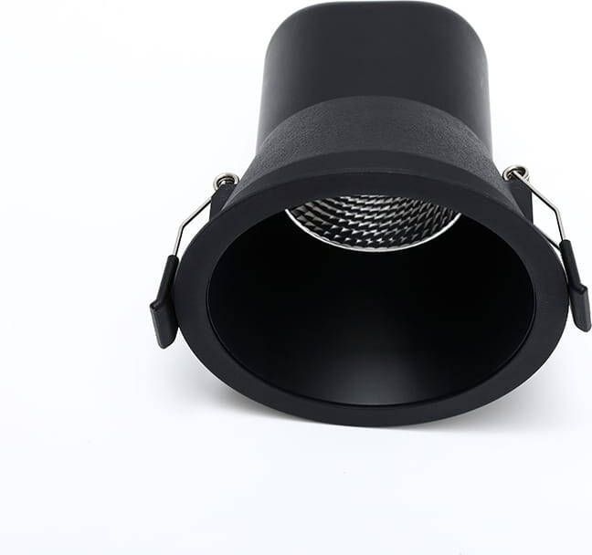 Tronix LED inbouwspot zwart 370 lumen 6W 2700K Dimbaar verdiept liggende lichtbron 40° breedstalend 136-179