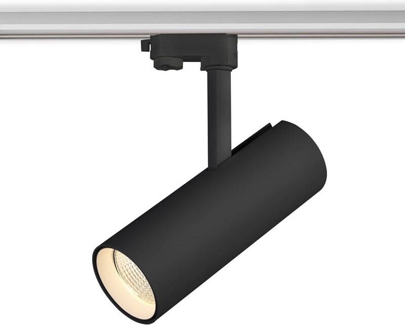 Tronix LED railspot 3 fase 32W 4000K 24 graden stralingshoek dimbaar aluminium zwart AC 220-240V