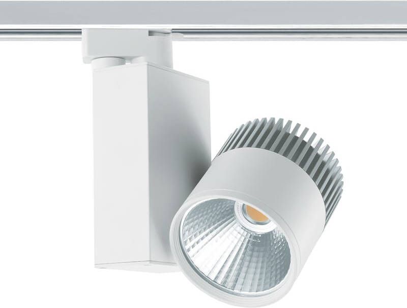 Tronix LED railspot wit 30W rose kleur type Piemonte voor 3 fase spanningsrail voor vleeswaren verlichting 169-091