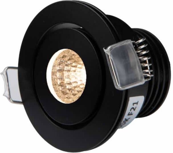 Tronix LED Spot Module 300 lumen 3 3W 2700K dimbaar diameter 50mm kantelbaar zwart