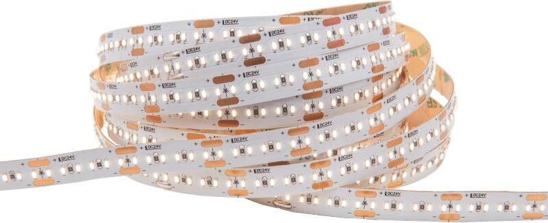 Tronix LED strip 2700K 19W per meter 1524 lumen per meter 24V CRI >90 IP20 dimbaar 127-183 rol 5M