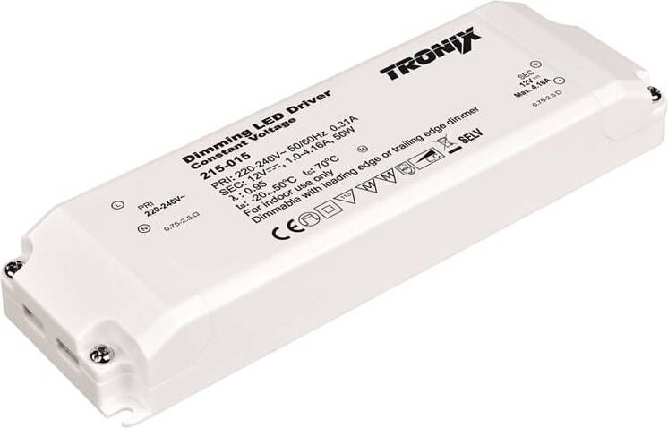 Tronix LED voeding 12V 50W dimbaar 215-015