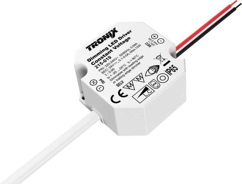 Tronix Leddriver constante Spanning 24V max 12W dimbaar 215-019