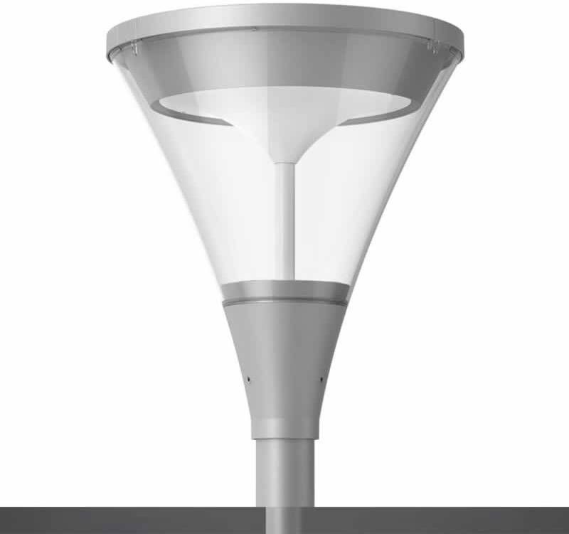 Tronix LED Paaltop armatuur zilver met 60mm aansluiting max 40W indirect licht 220-042