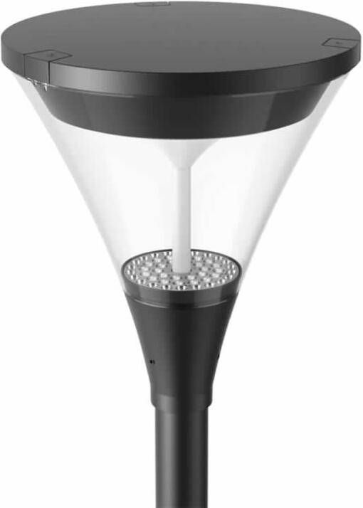 Tronix LED Paaltop armatuur zwart met 60mm aansluiting max 40W indirect licht 220-041