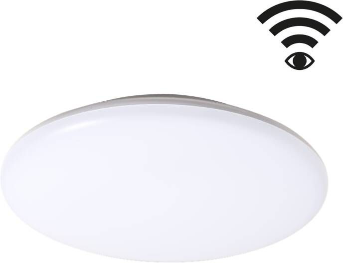 Tronix Plafondlamp wit rond LED 18W 1850 lumen Tri-White Ø300mm x 58mm met bewegingssensor