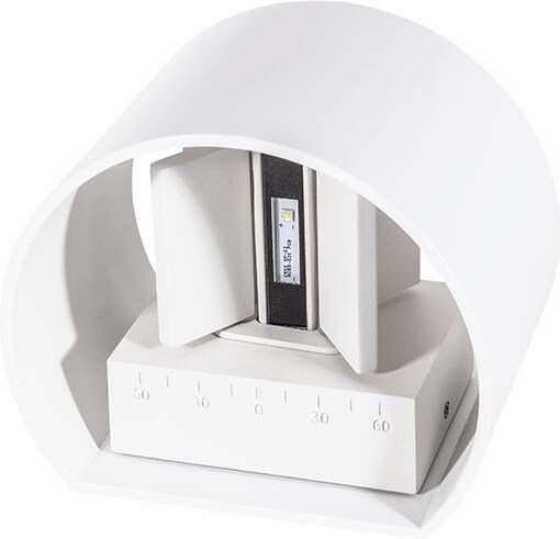 Tronix Wandlamp zwart 2700k dimbaar rond dimbaar verstelbare lichtbundel onder en boven 149-146