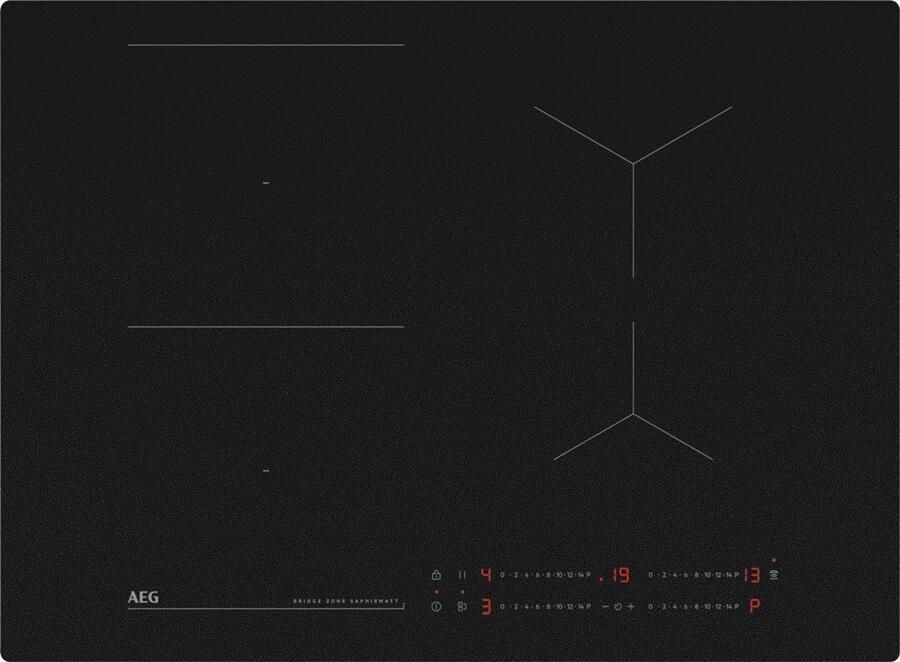 AEG TO74IB00CZ SaphirMatt 6000 Serie Inbouw Inductiekookplaat 70 cm