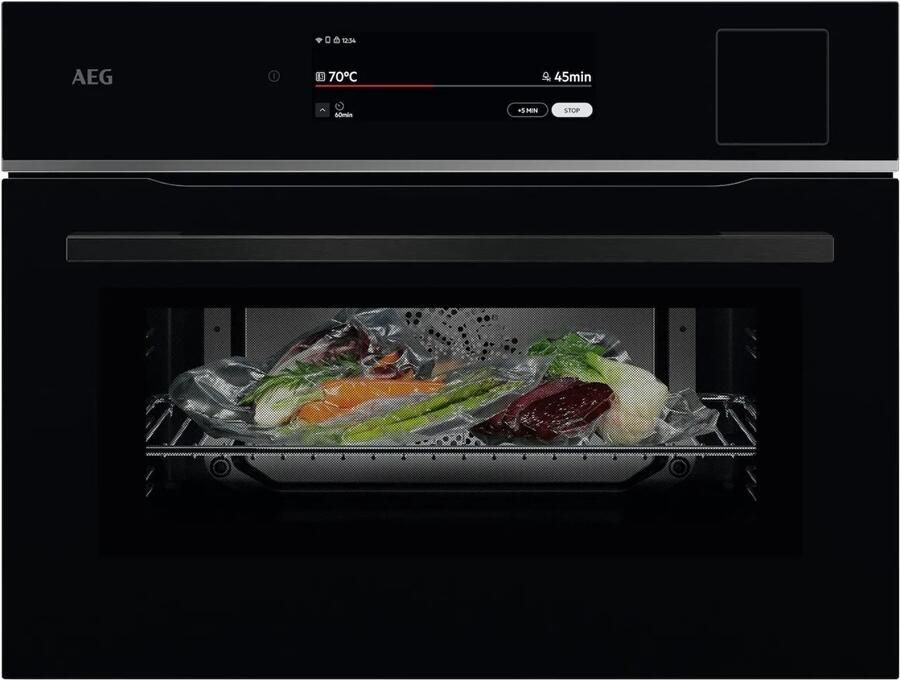 AEG 8000 MealAssist met SteamPro Combi hetelucht- en stoomoven TP8SK721B