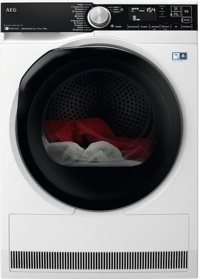 AEG 9000 serie AbsoluteCare¨ Plus ProSteam Warmtepomp Wasdroger 9kg TR979M8CS
