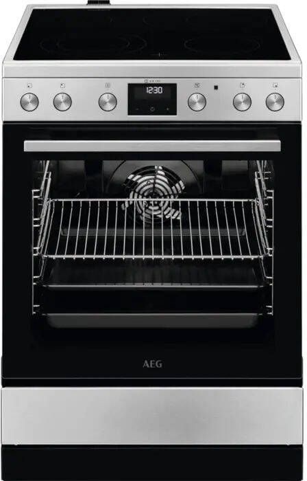 AEG CCB6443BBM Elektrisch Fornuis met Keramische Kookplaat en Elektrische Oven