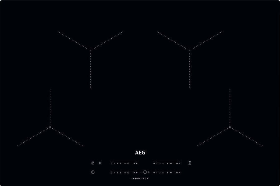 AEG IKB84431IB Zwart Ingebouwd Inductiekookplaat zones 4 zone(s)
