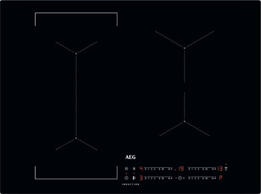 AEG IKE74440CB Inductie inbouwkookplaat 2 fasen snoer zonder stekker - Foto 2