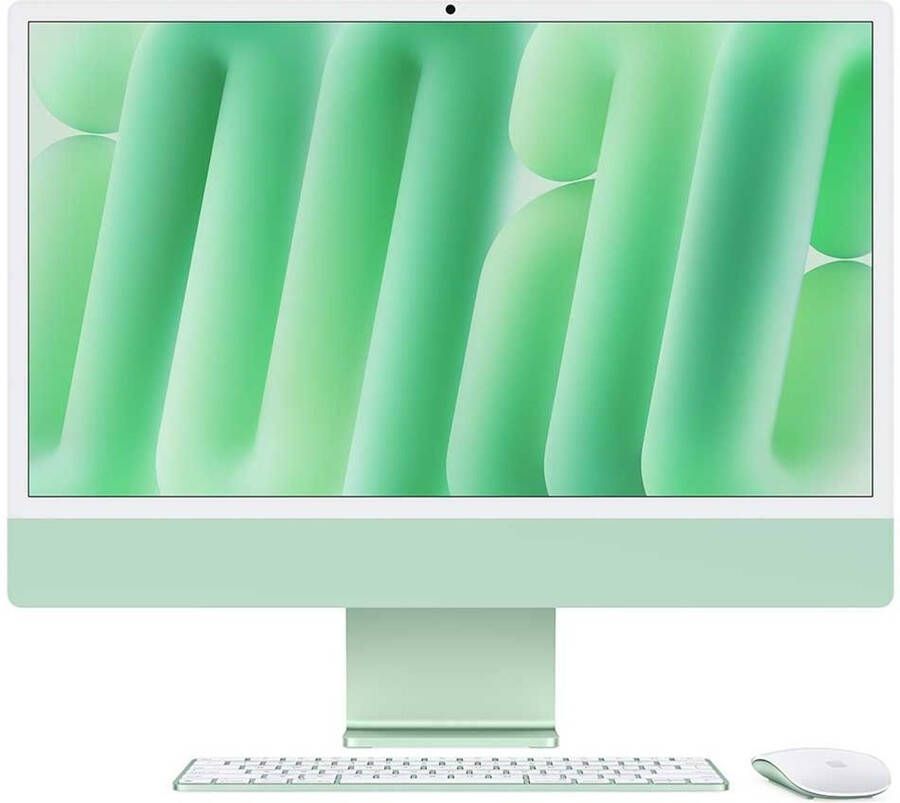 Apple iMac 24 (2024) M4 (10 core CPU 10 core GPU) 16GB 256GB All-in-one PC Groen