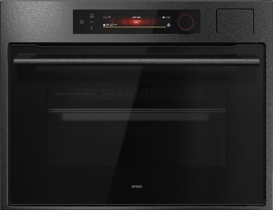 Atag CS8412D Inbouw combi stoomoven Zwart