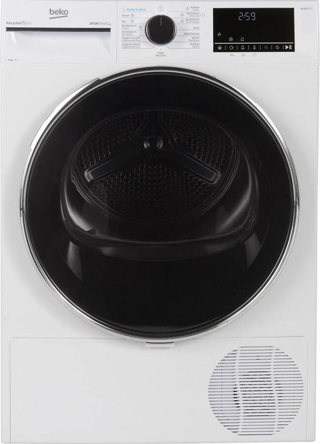 Beko B5T682339W IronFinish RecycledDry Warmtepompdroger