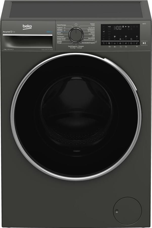 Beko B3WT58410M2 Selective Line Wasmachine Grijs