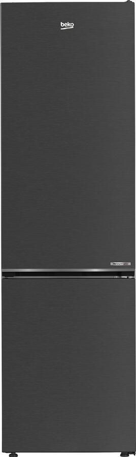 Beko B7RCNE408HXBR Vrijstaande Koel-vriescombinatie Zwart