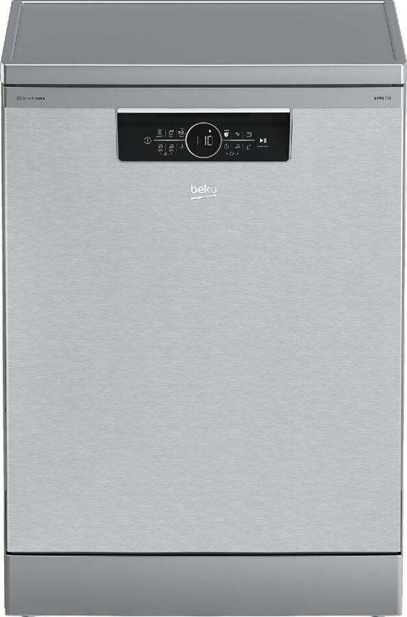 Beko BDFN36641XD Vrijstaande vaatwasser Grijs