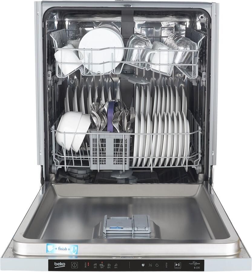 Beko BDIN14320 inbouw vaatwasser 13 couverts L60cm 49 dB RVS tank - Foto 2