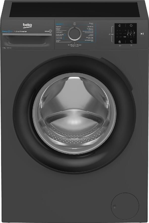 Beko BM3WFT3841A EnergySpin Wasmachine Grijs - Foto 2