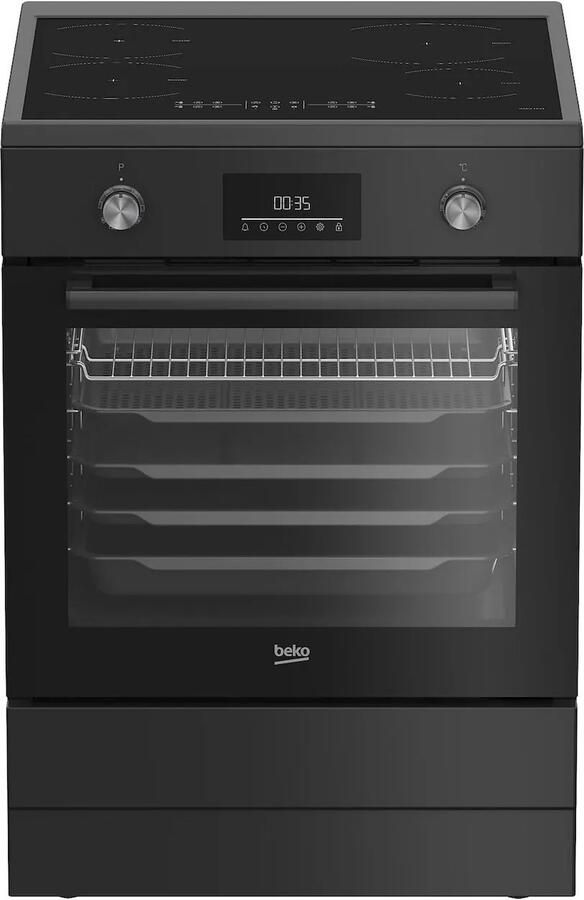 Beko FBMA6930GA Inductie fornuis Grijs