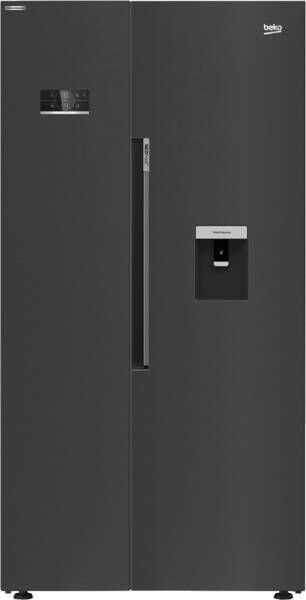 Beko GN163241XBRN Amerikaanse Koelkast Side-By-Side Dark Inox