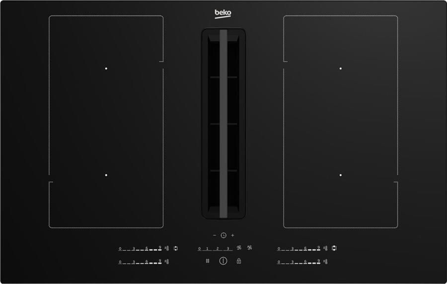 Beko HIXI84700UP Selective Line Inductie kookplaat Zwart