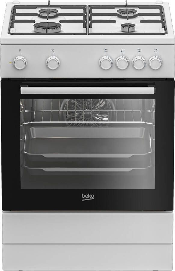 Beko FBM6202W NL AeroPerfect Multifunctioneel Vrijstaand Fornuis 60 cm Wit