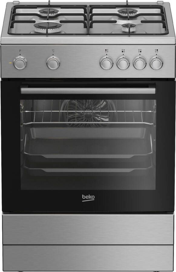 Beko FBM6202XNL AeroPerfect Multifunctioneel Vrijstaand Fornuis 60 cm