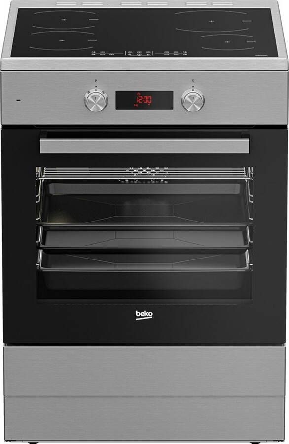 Beko Kookplaat Inductie FSM89302GXS | Inductiefornuizen | Keuken&Koken Fornuizen | 8690842556746