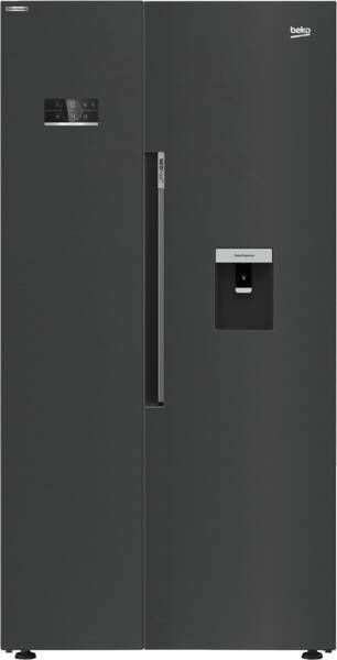 Beko GN163241XBRN Amerikaanse Koelkast Side-By-Side Dark Inox