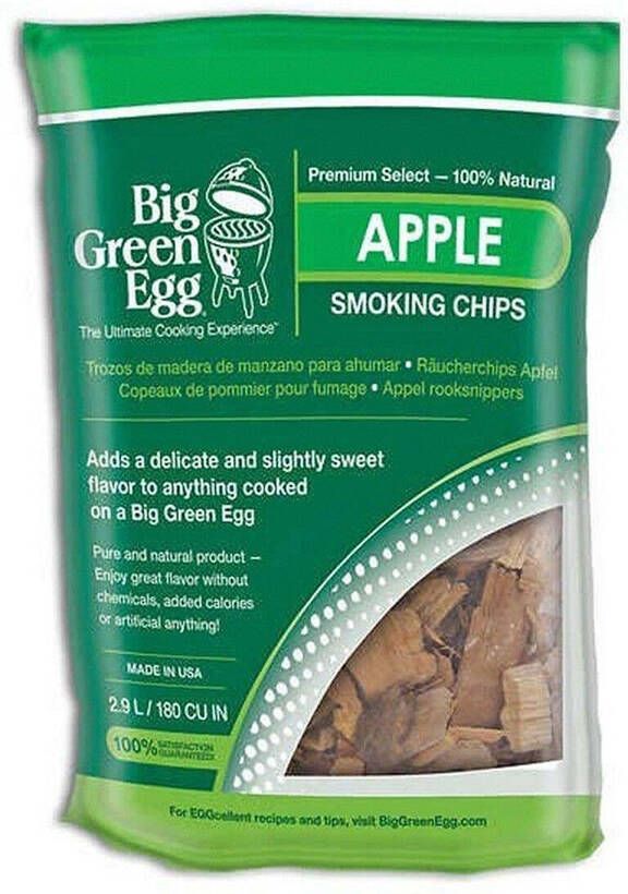 Big Green Egg rooksnippers appel