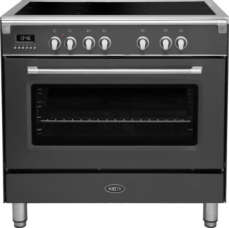 Boretti CFBI9015AN2 Inductiefornuis Toscana 90 cm Antraciet