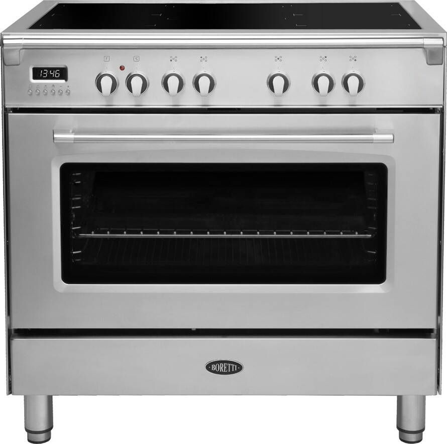 Boretti CFBI9015IX2 Inductiefornuis Toscana 90 cm RVS