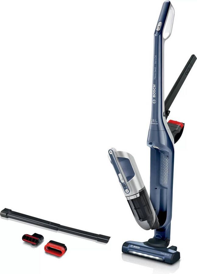 Bosch BBH3K2800 Flexxo Gen2 28Vmax Draadloze Steelstofzuiger Blauw